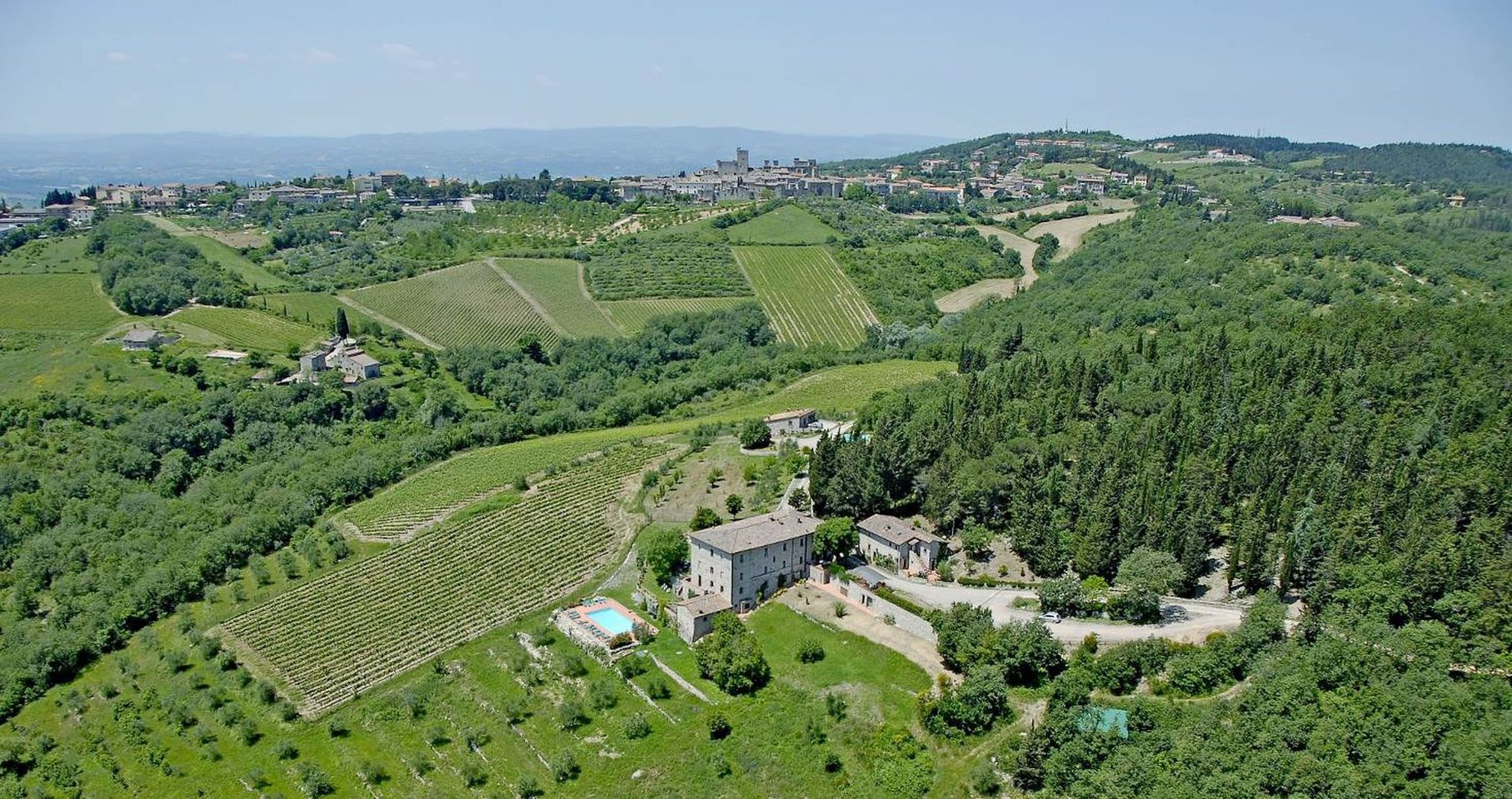 country house hamlet for sale castellina in chianti chianti