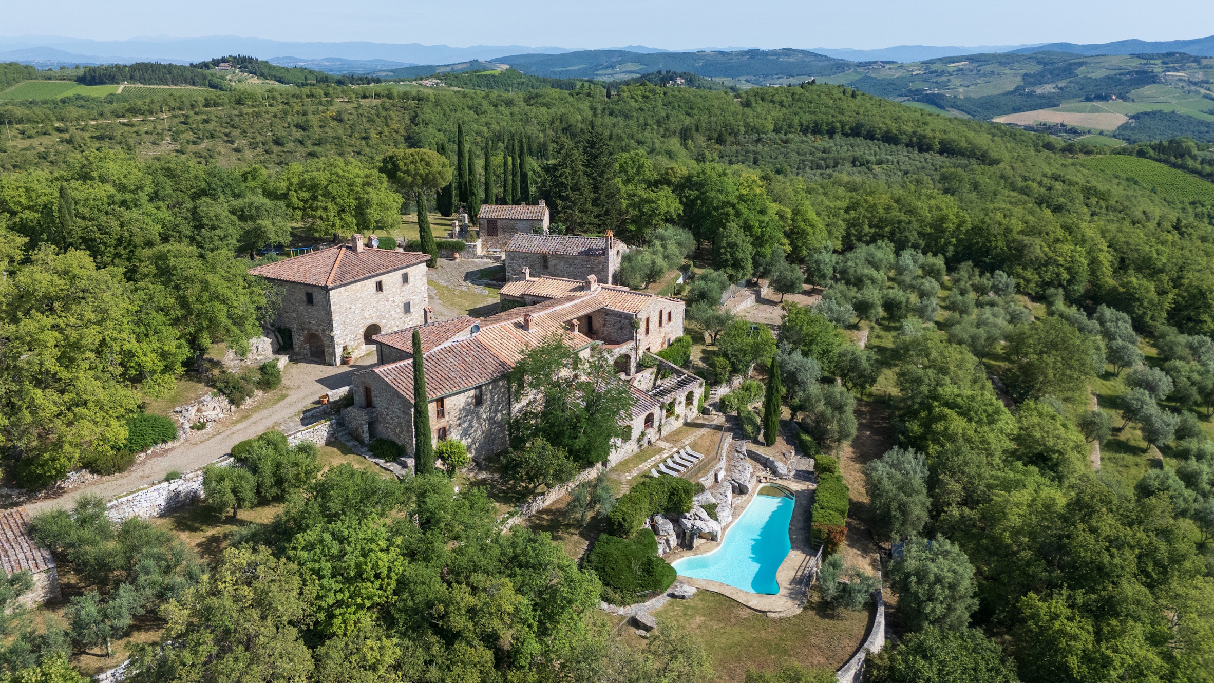 country house hamlet for sale castellina in chianti chianti
